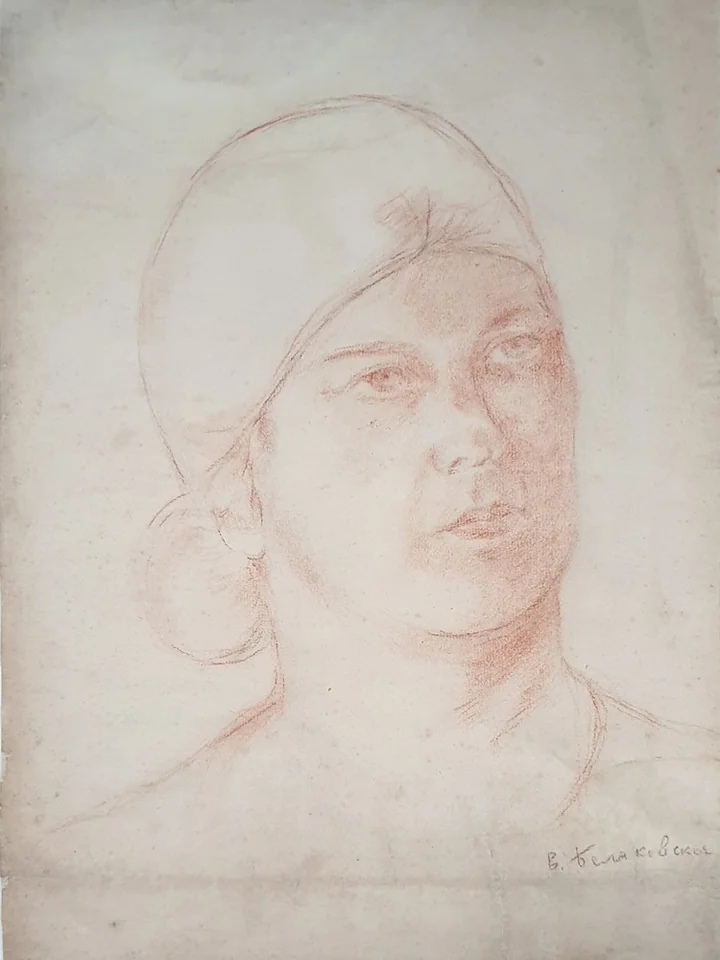 «Голова крестьянки», Белаковская Виктория Марковна, художник, купить картину