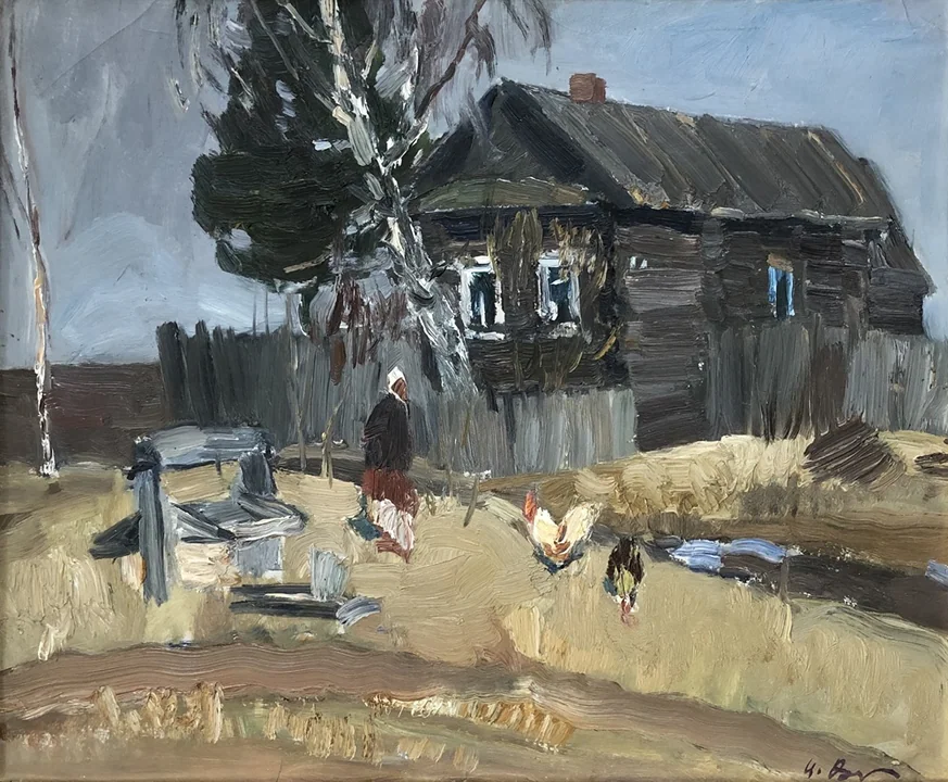 «Деревня «Чернавино»», Варичев Иван Михайлович, художник, купить картину