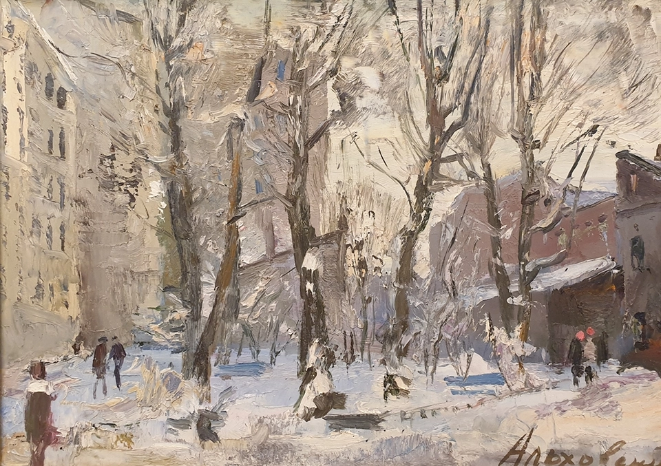 "Зима", Альховский Александр Давидович, художник, купить картину