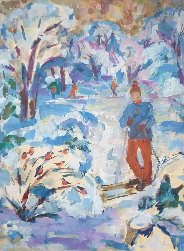  lot 109. «Лыжница»