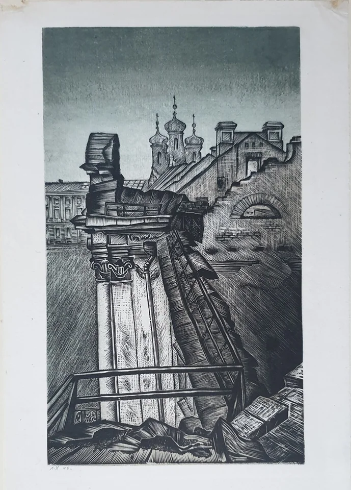 lot 79. «Церковь в пригороде Ленинграда»