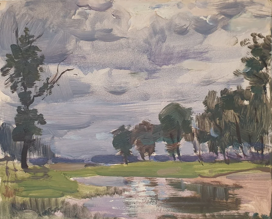 lot 192. «Перед дождем»