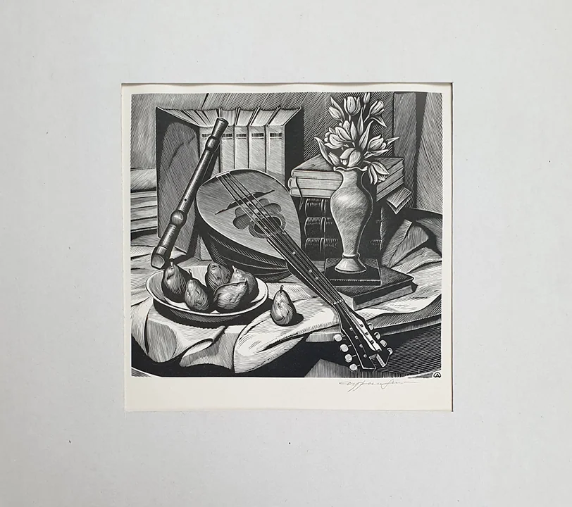 lot 59. «Натюрморт с мандолиной»