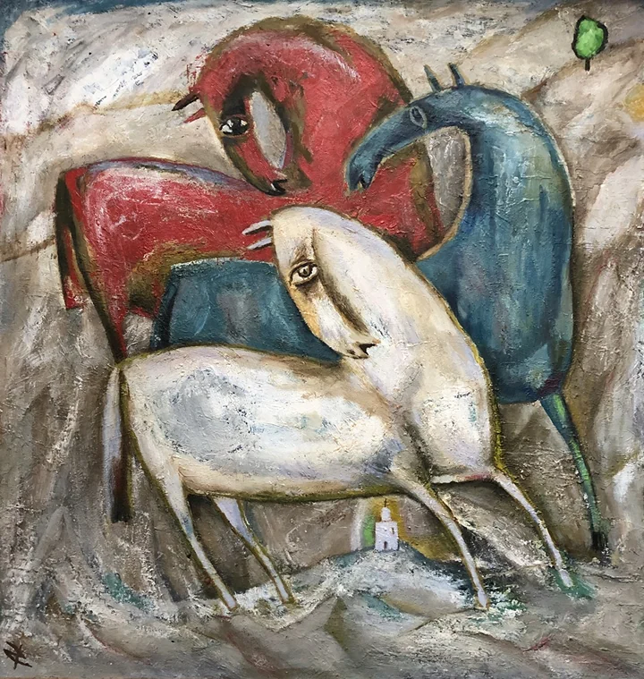 «Кони», Кондратьев Дмитрий Сергеевич, художник, купить картину