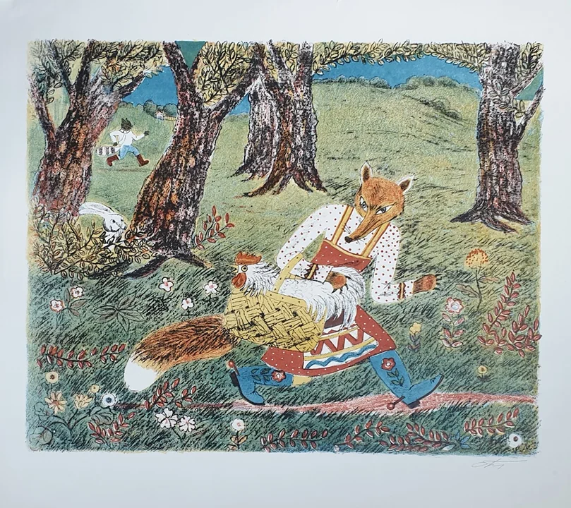 «Кот, петух и лиса»