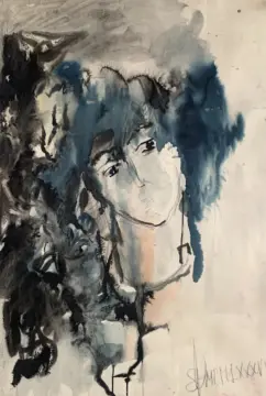 &laquo;Портрет&raquo;, Гуров Ю.Д., художник, купить картину, 