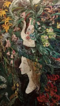 &laquo;Весенняя шляпа&raquo;, художник, купить картину, советская живопись, советский художник, купить советскую картину, галерея советского искусства, аукцион советской живописи