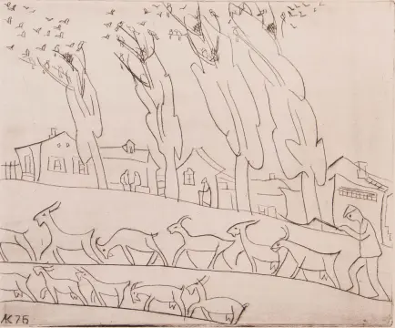 &laquo;Эстамп&raquo;, Каплан Анатолий Львович, живопись соцреализма, советская графика, купить этюд сесоюзных выставок, натюрморт СССР, пейзаж советских художников, жанровая картина 1950-1980, портрет эпохи оттепели, ленинградская школа живописи