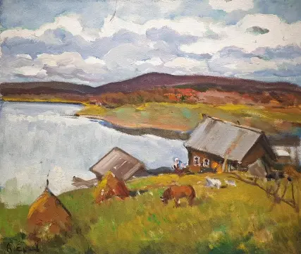 &laquo;Карельская осень&raquo;, Еремин Алексей Григорьевич, художник, купить картину
