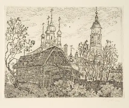 Звонцов Василий Михайлович, художник, купить картину, купить, работы, графика, галерея ОПХ, аукцион