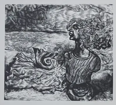 &laquo;Античный сюжет&raquo;, Н.Х., художник, купить картину, купить, работы, графика, галерея ОПХ, аукцион