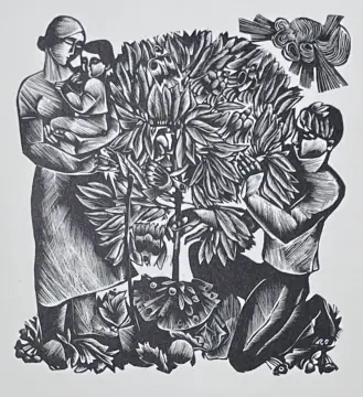 &laquo;Дерево&raquo;, Н.Х., художник, купить картину, купить, работы, графика, галерея ОПХ, аукцион
