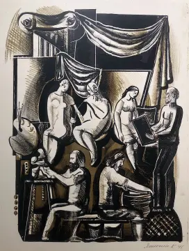 &laquo;В мастерской художника&raquo;. Яшигин К.