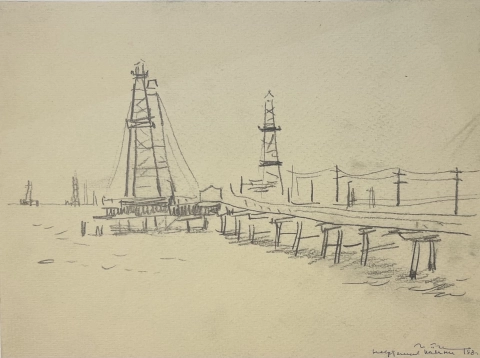 «Нефтяные камни. 1958 г.»